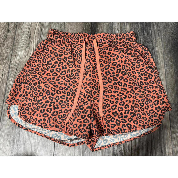 Pants - BuffBunny Flo Terracotta Coral Running XS Athletic Shorts Leopard 2 Mob Wife